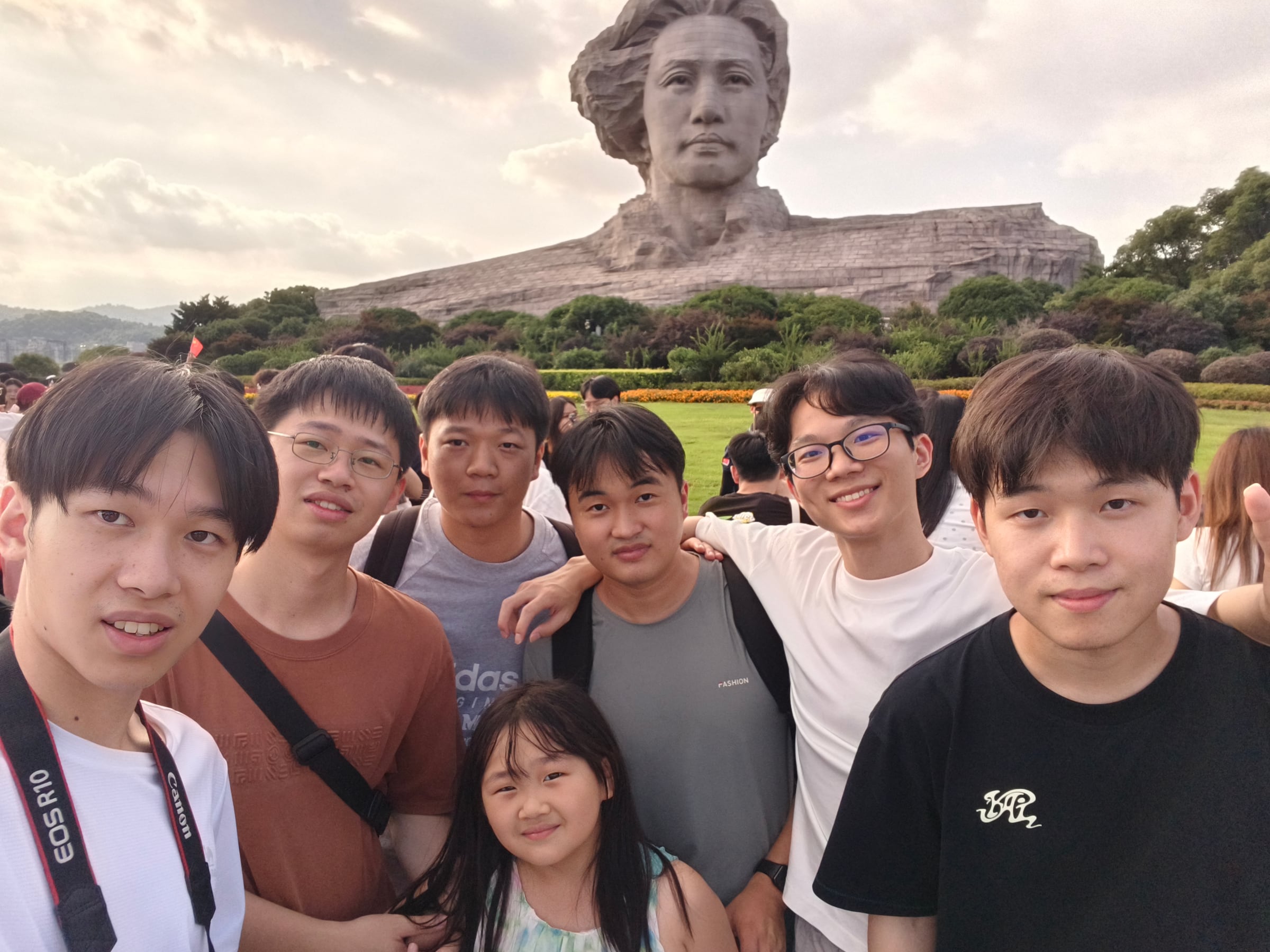 橘子洲旅行合影
